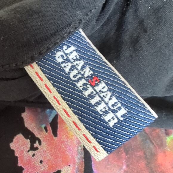 VTG Jean Paul Gaultier Womens Top Graphic Colorful Y2K Short Sleeve Tee XS RARE! - Picture 5 of 6